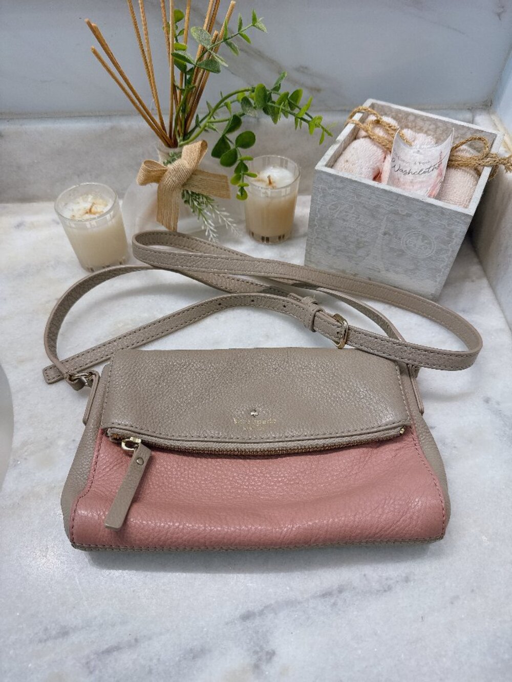 Kate Spade New York Cobble Hill Mini Carson Leather Shoulder Bag